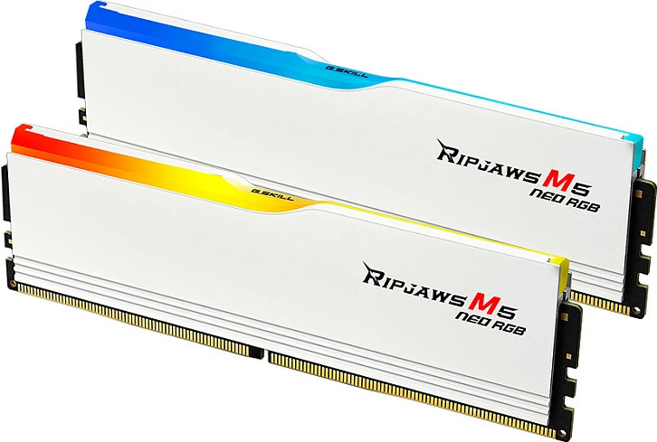 RAM Memorje G.Skill Ripjaws M5 Neo RGB 64GB (2x32GB) 6000MHz bardhë