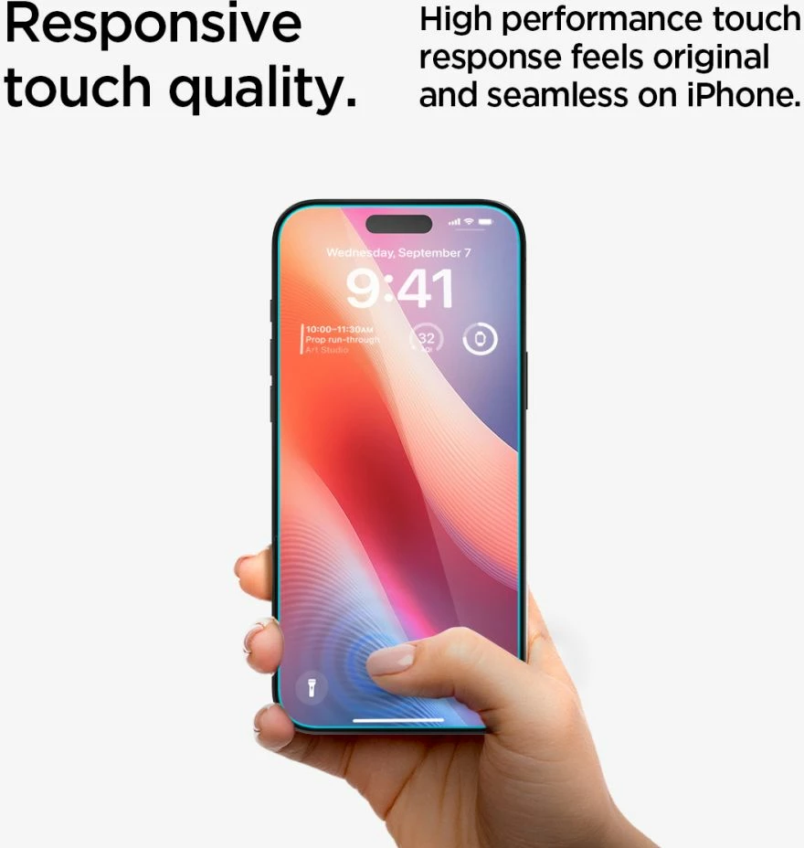 Mbrojtës ekrani Spigen Glas.tR EzFit Privacy për iPhone 15/16, 2 copë