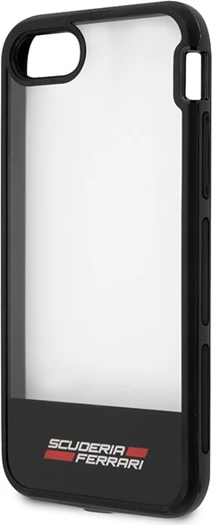 Mbështjellës Ferrari Racing Shield për iPhone 7/8/SE 2020/SE 2022, gjysmë-transparent