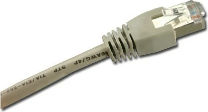 Kabllo rrjeti Sharkoon Cat6 1m RJ-45 gri