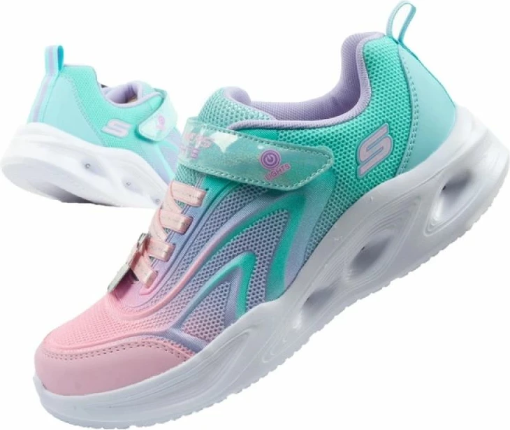 Atlete për fëmijë Skechers Color Breeze LED, vajza