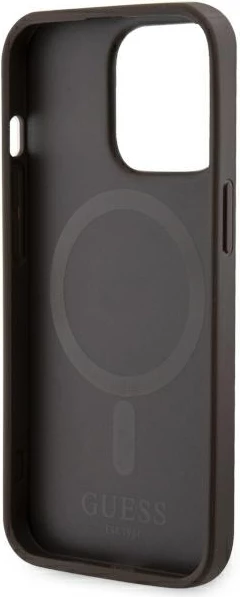 Mbështjellës Guess 4G Printed Stripes MagSafe për iPhone 13 Pro/13 6.1", kafe