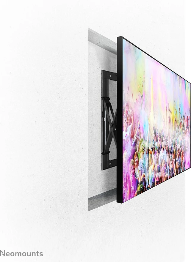 Mbajtës muri për videowall Newstar WL95-800BL1, 42-70 inç, pop-out, çelik, rregullim lartësie, 35 kg