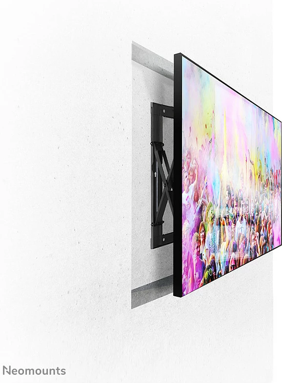 Mbajtës muri për videowall Newstar WL95-800BL1, 42-70 inç, pop-out, çelik, rregullim lartësie, 35 kg