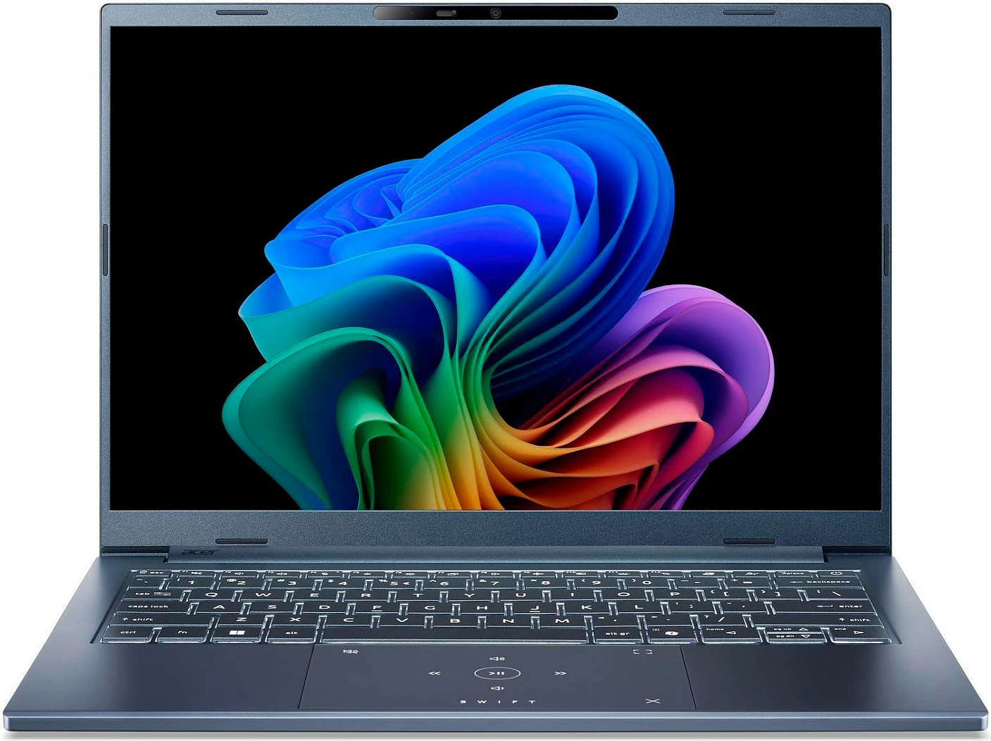 Laptop Acer Swift Go 14 AI SFG14-75-97W4, Core Ultra 9, 32GB RAM, 1TB SSD, OLED 14" 1920x1200, Windows 11 Home, Steam Blue