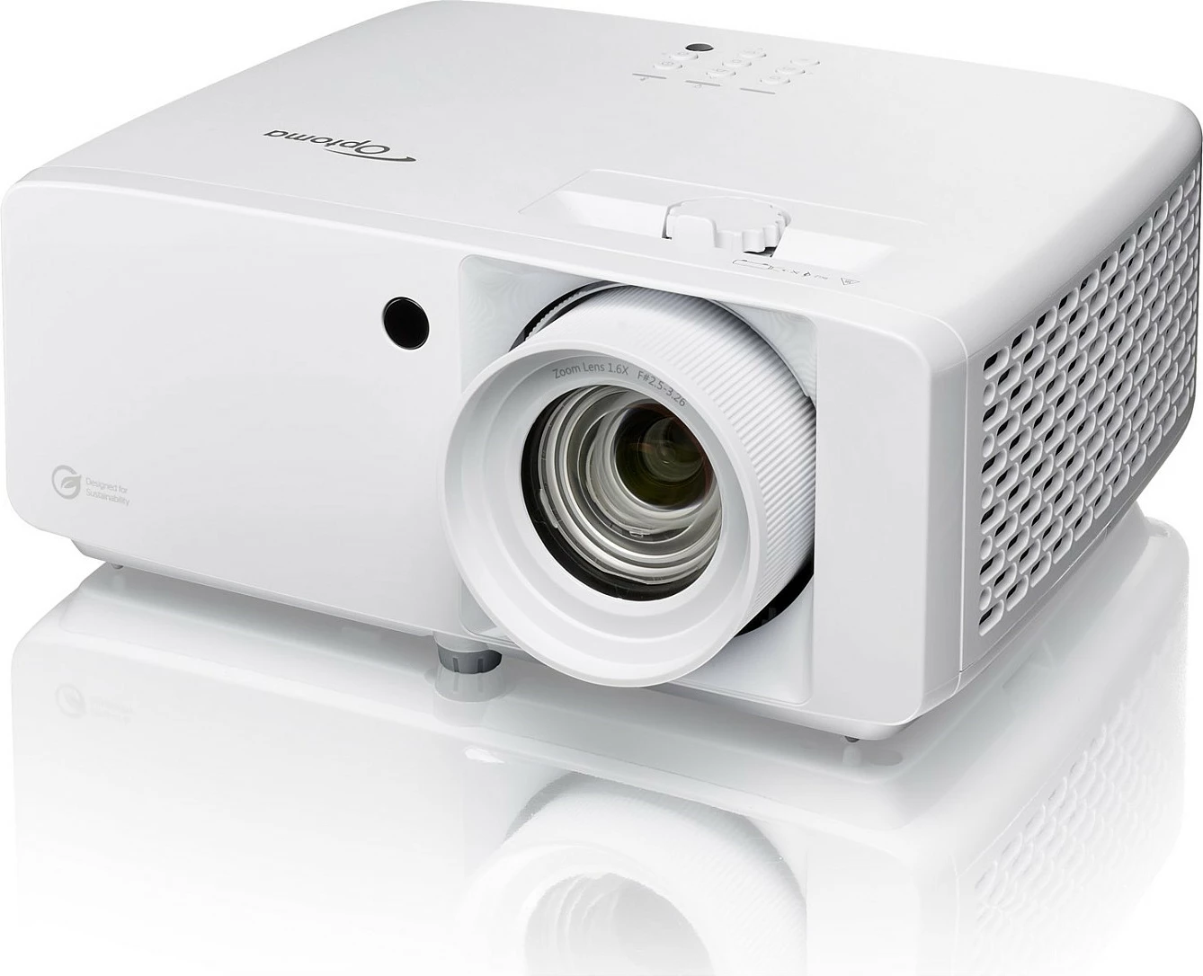 Projektor laser Optoma ZH551, Full HD, 5600 ANSI lumen, 3D, Wi‑Fi, i bardhë