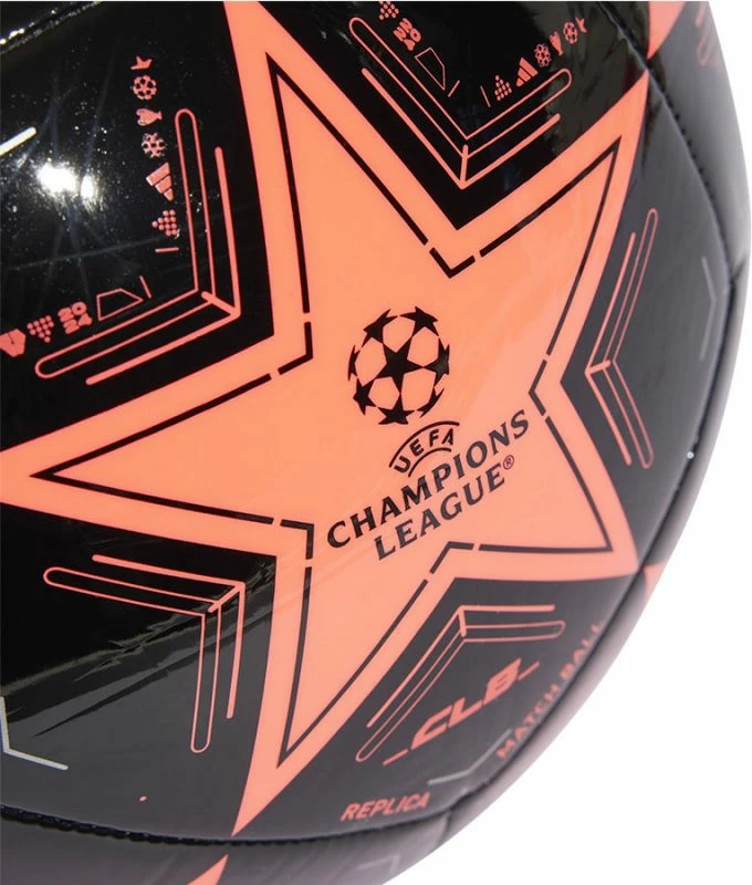 Top futbolli adidas, i zi dhe portokalli [Madhësia: 5]