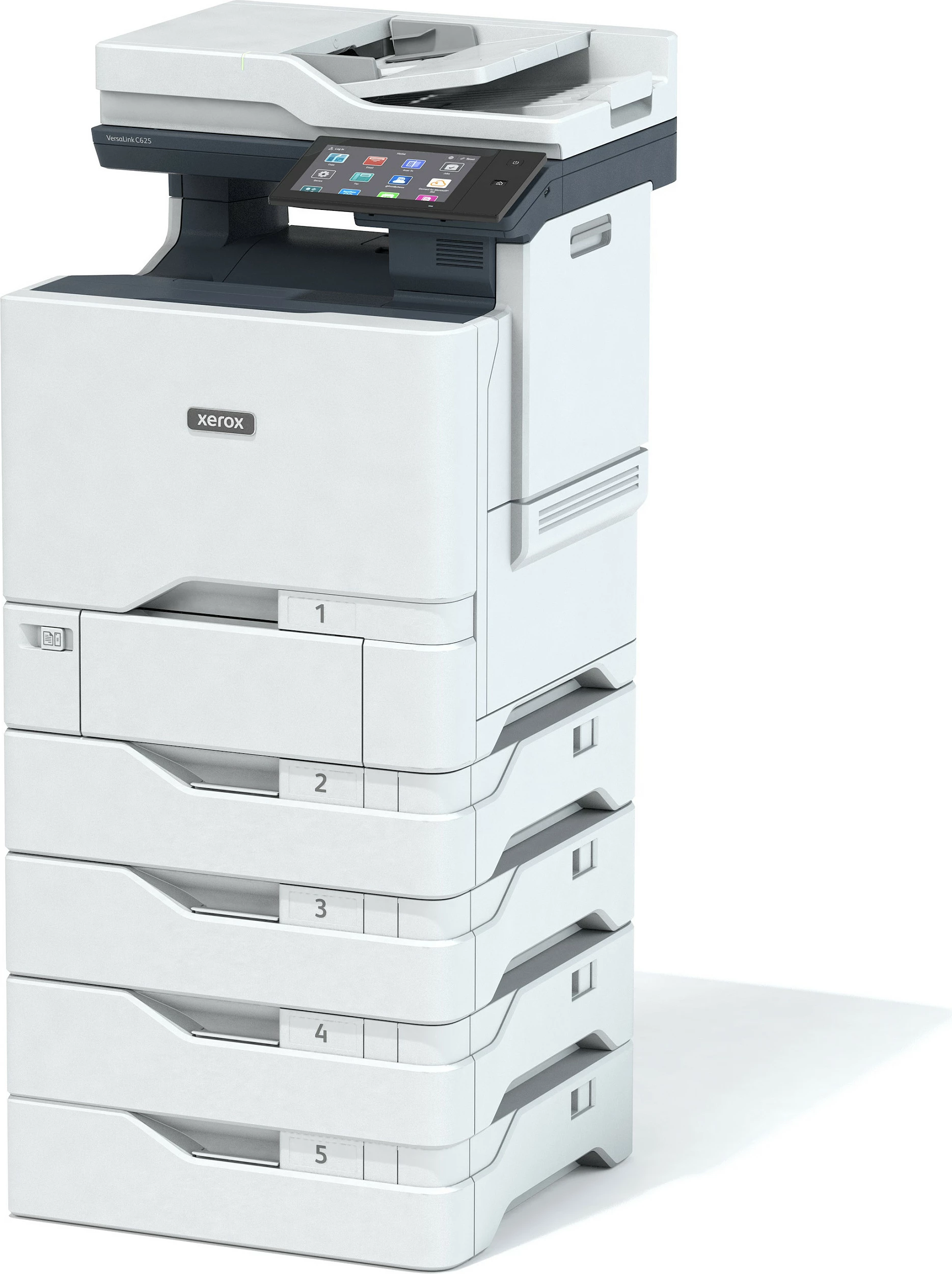 Printer multifunksional Xerox VersaLink C625DN, kolor, USB/LAN, skanim & printim duplex, gri/kaltër
