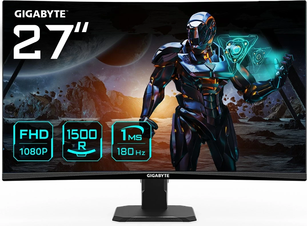 Monitor Gigabyte GS27FC, 27", Full HD, 180 Hz, i zi