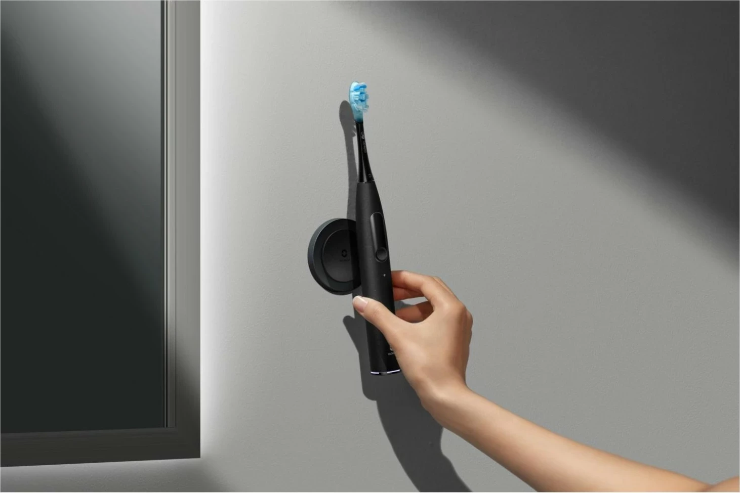 Brushë dhëmbësh elektrike Oclean X Ultra 20 Set, AI, Bluetooth/Wi‑Fi, 3 koka, e zezë