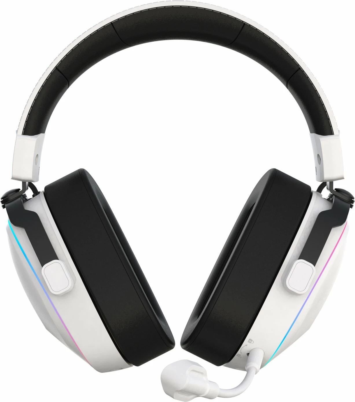 Kufje gaming Secret Gear SX2 7.1 wireless RGB, të bardha