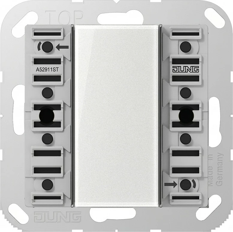 Modul tasti KNX Jung A 52921 ST, universal 2-kanal, F50, Serie AS/A, i bardhë
