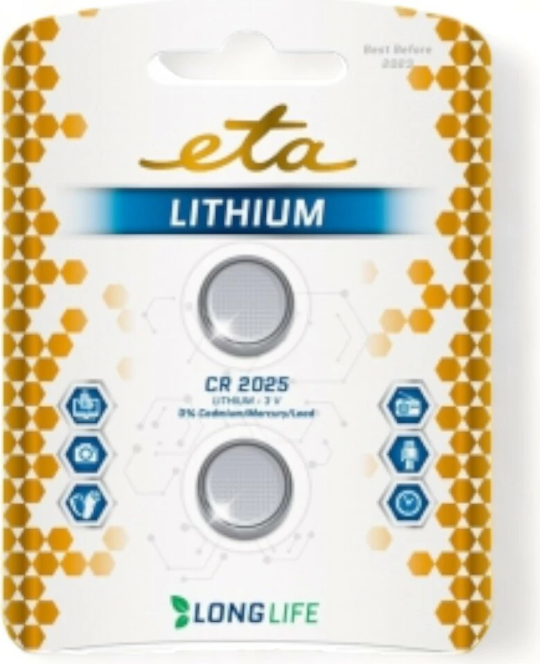 Bateri Eta Lithium CR2025