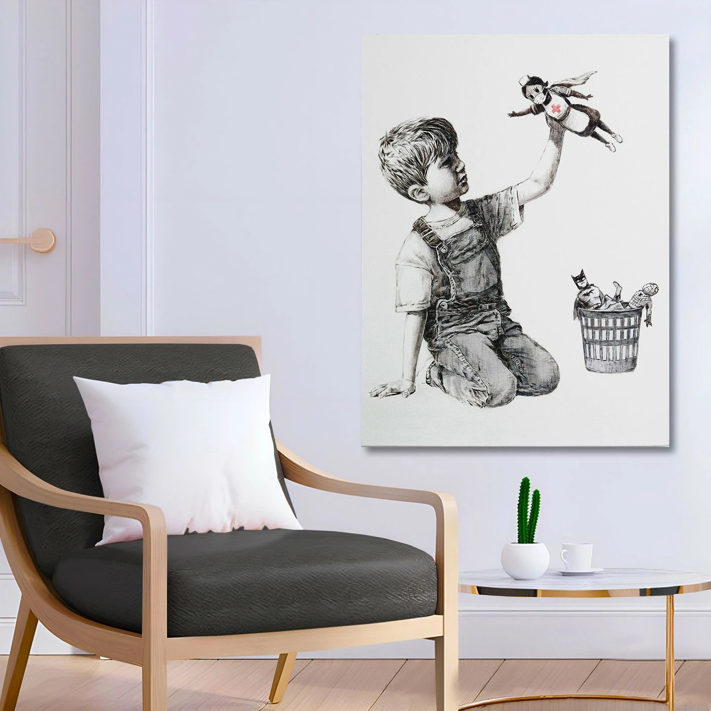 Pikturë dekorative në kanavacë, Wallity, KNV4491_5070, 50x70cm