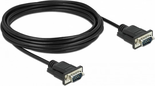 Kabllo seriale DeLOCK RS-232 D-Sub 9 male-male, 5 m, e zezë