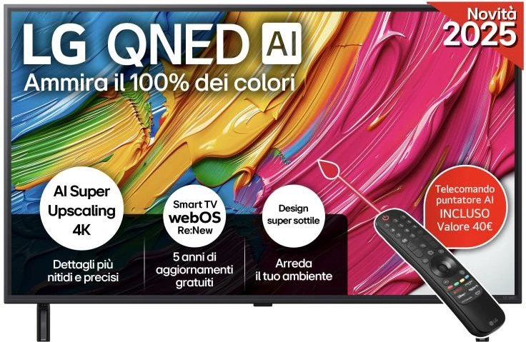 Televizor LG 43QNED80A6A 43\" QNED LCD, zi