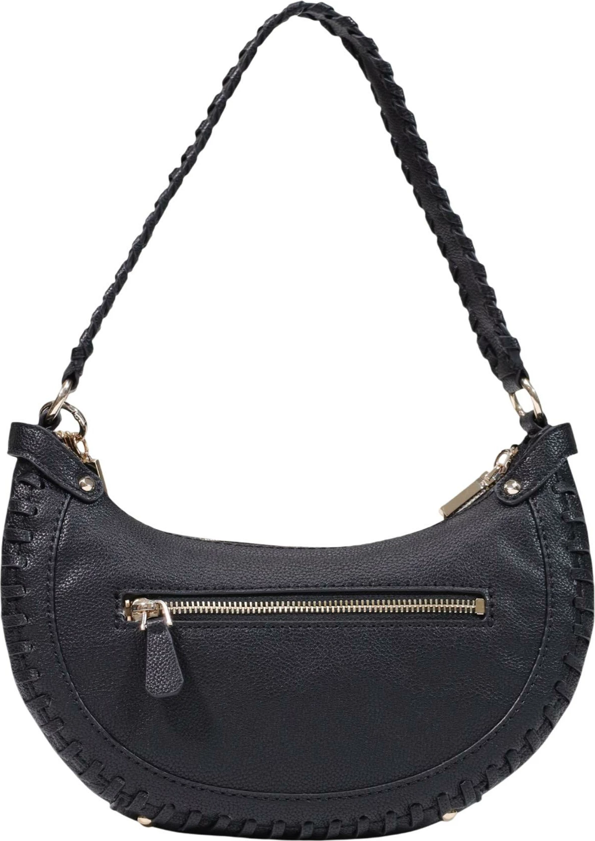 Çantë krahu për femra Guess Lucci Girlfriend Small Satchel HWBG97 50010, e zezë