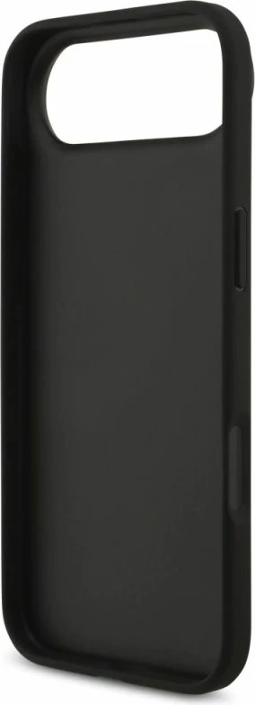 Kapak telefoni Guess Grained Big 4G & Classic Logo për iPhone Air, i zi