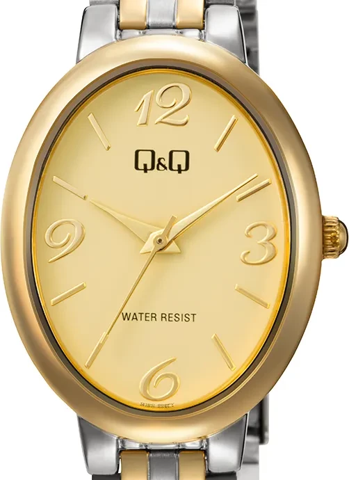 Orë dore Q&Q Q10C-003PY, e argjendtë/artë