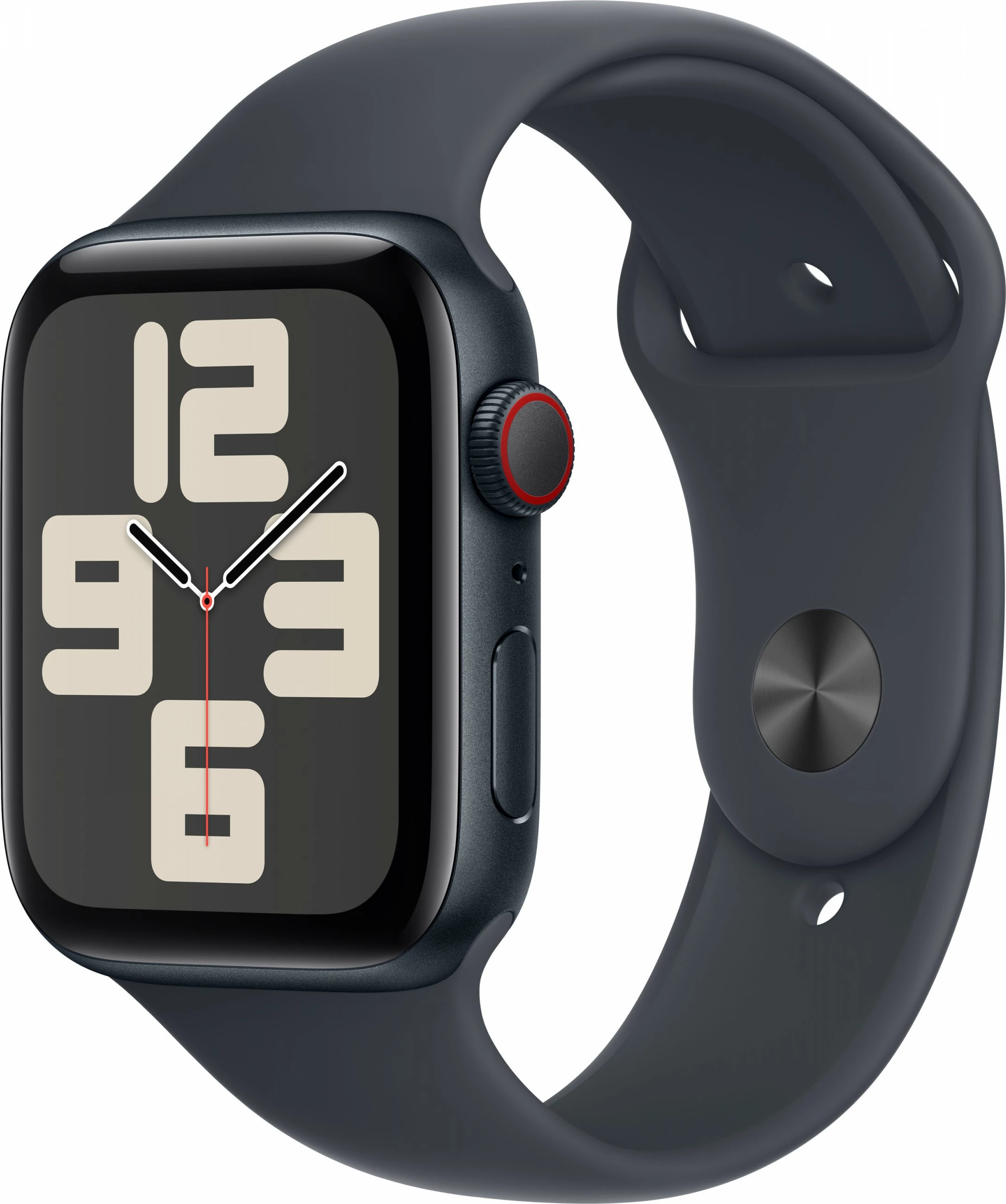 Smartwatch Apple Watch SE GPS + Cellular 44mm, 32 GB, Ekran OLED, Ngjyrë e Mesnatës
