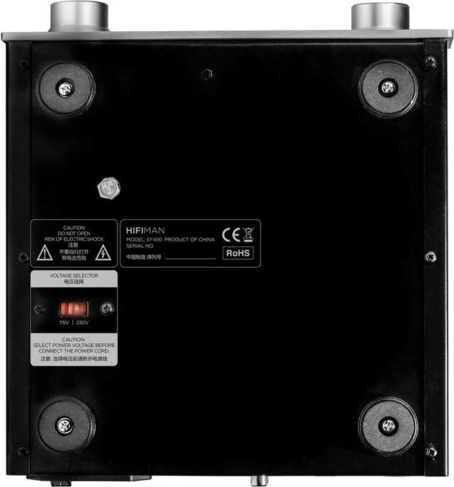 Amplifikator kufjesh HiFiMAN EF400 Amp, DAC Hymalaya R2R, 4.4W, i zi/argjendtë