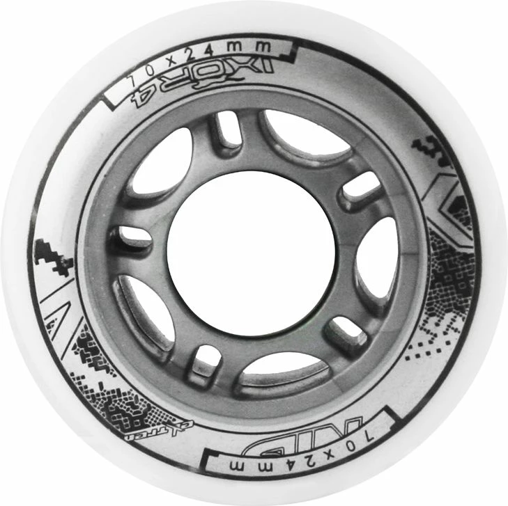 Rrota për rollera Nils Extreme, të bardha