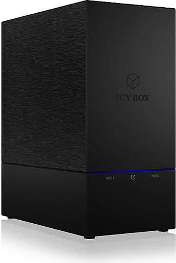 Kasë eksternale ICY BOX IB-RD3621U3, 2x3.5", USB 3.0, RAID, e zezë