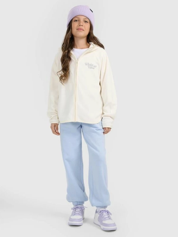 Duks i trashë për fëmijë 4F, vajza, me kapuç