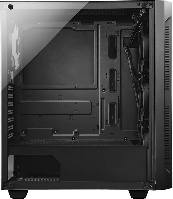 Kasë Chieftec Hunter GS-01B-OP, midi tower, xham i temperuar, RGB, e zezë