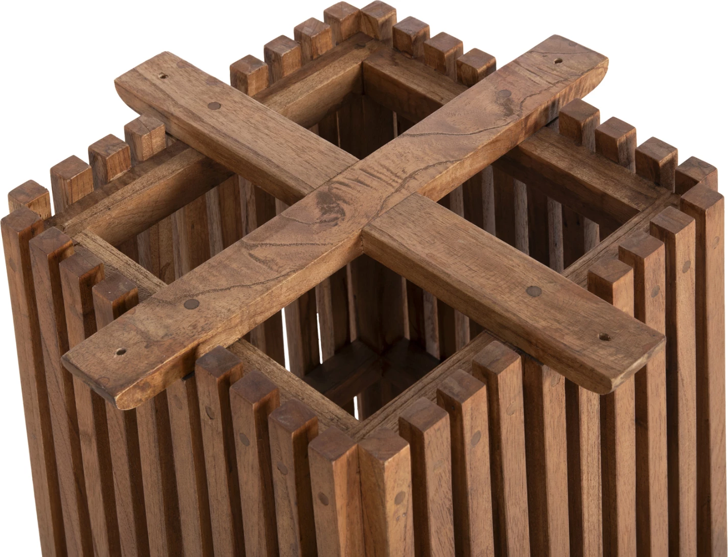 Baza katrore për tavolina FRANTZ FH9460.11 dru MINDI natyral 60x60x73H cm