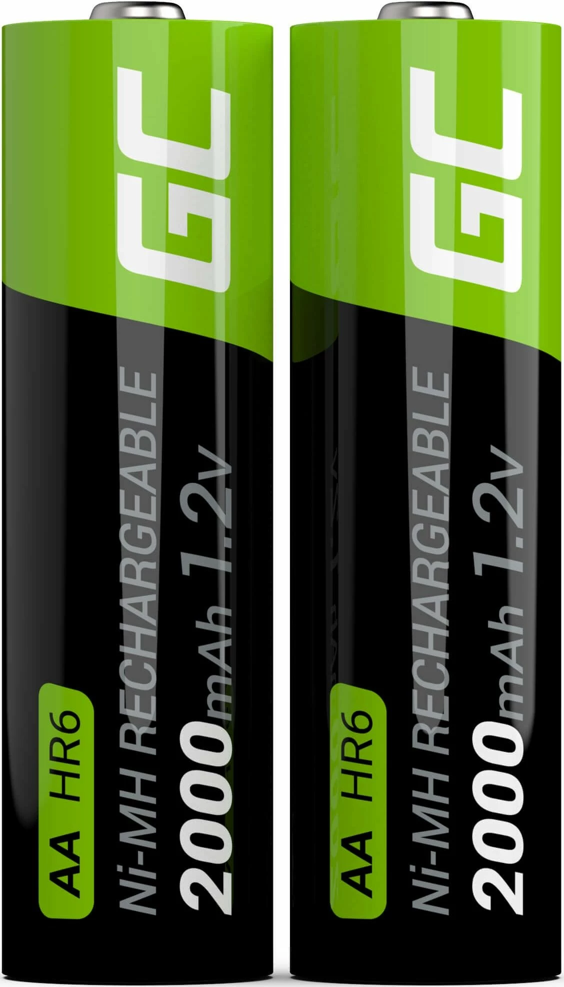 Bateri rikarikueshme Green Cell GR06 AA/R6 2000mAh 1.2V NiMH, 2 copë