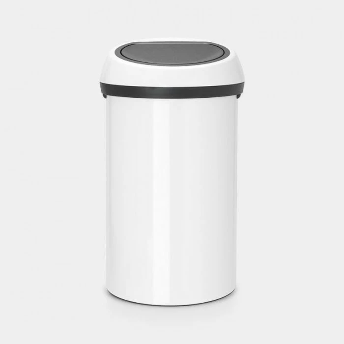 kosh mbeturinash Brabantia Touch Bin 108686 60 L soft-touch, bardhë