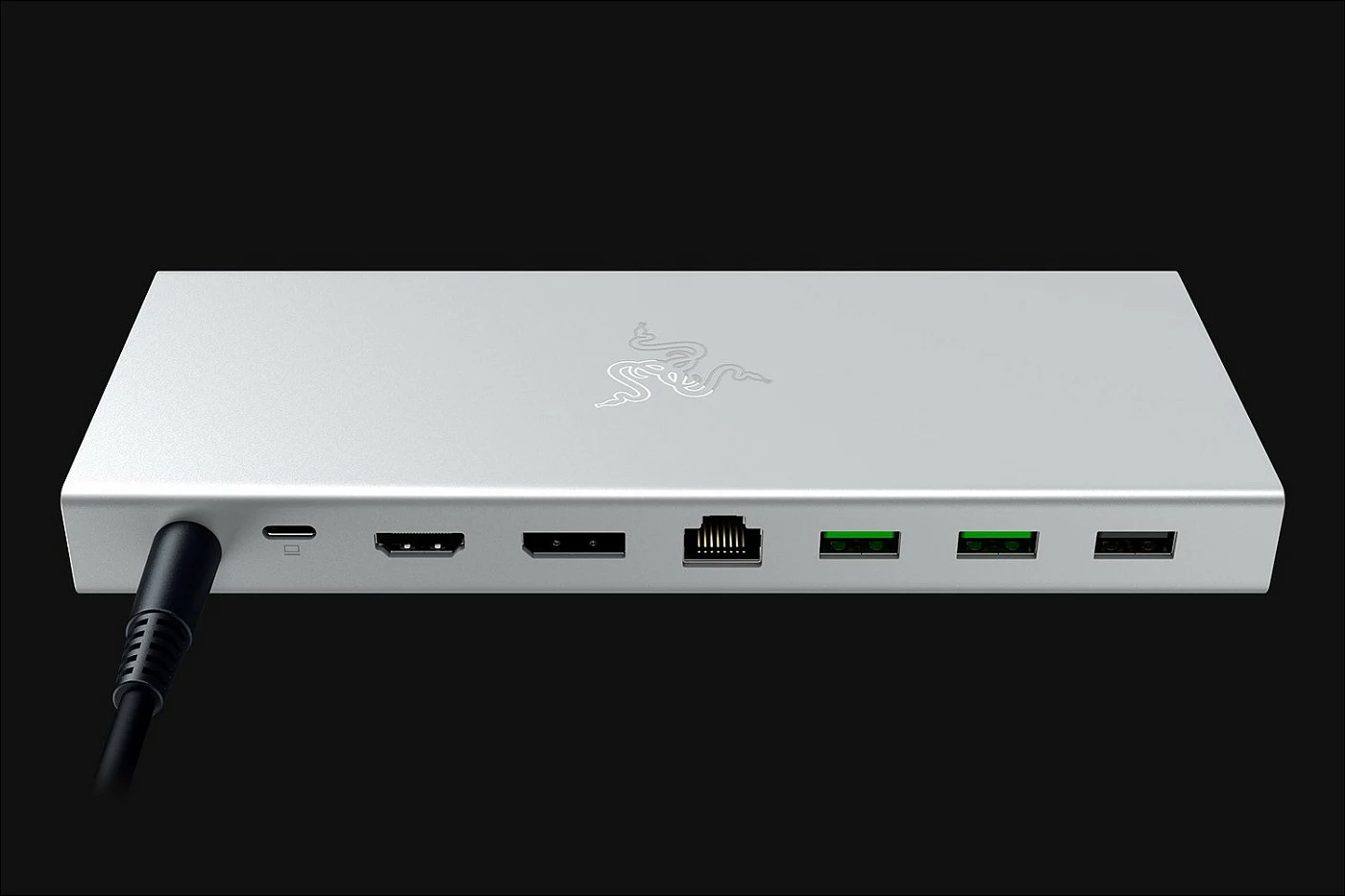 Docking station Razer USB 4, 14 porta, 4K 120Hz, 100W PD, Silver (Mercury)