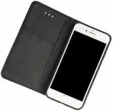 Mbështjellës HAVANA Onasi 2-në-1 magnetik flip me mbështjellës silikon për iPhone XR, MPN 8554, zi