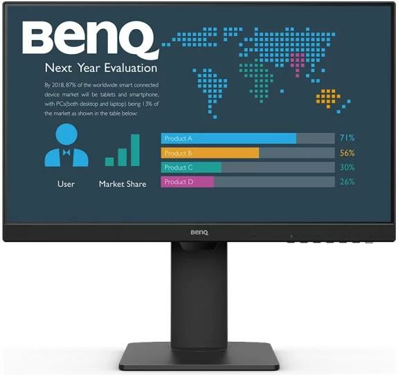 Monitor BenQ BL2486TC (9H-LMMLB-QBE) 24" TFT/LCD, e zezë