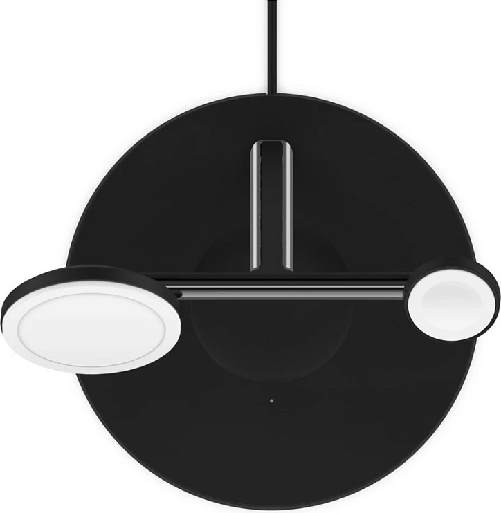 Karikues wireless Belkin WIZ017vfBK, 15W, për celular, smartwatch dhe kufje, i zi