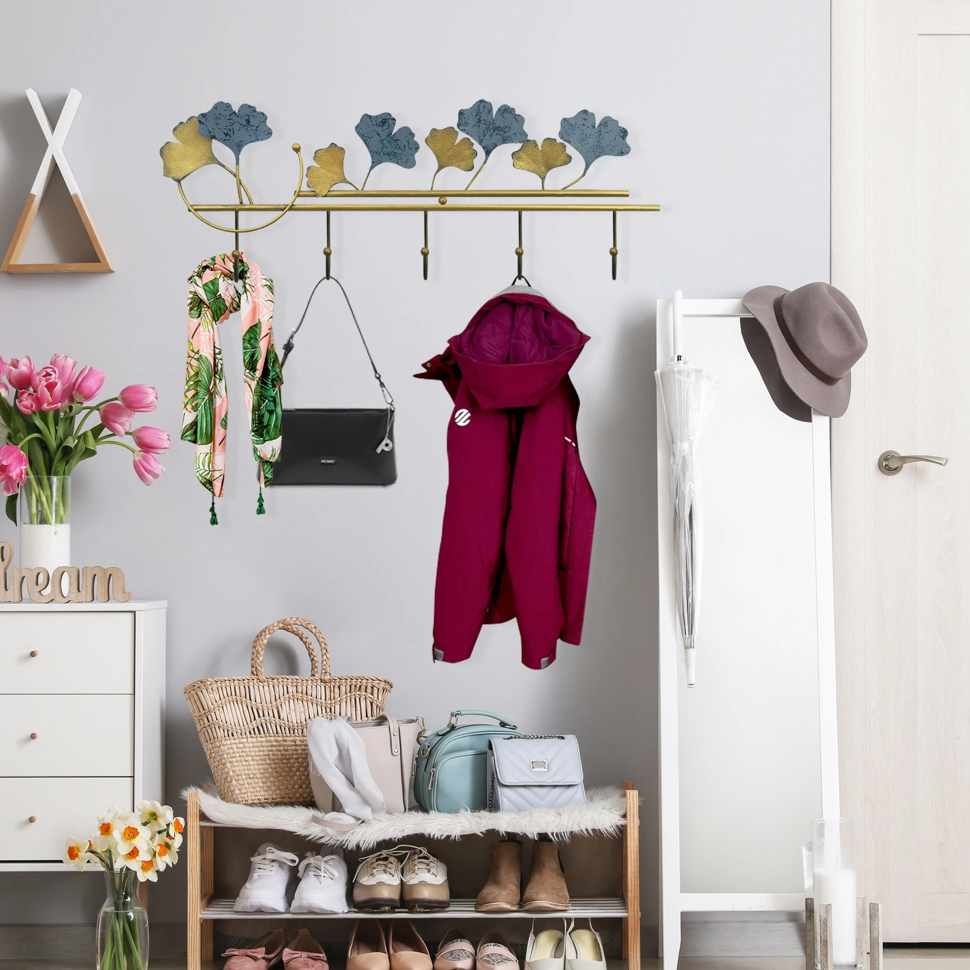 Varëse muri metalike Wallity, Selene, shumëngjyrëshe