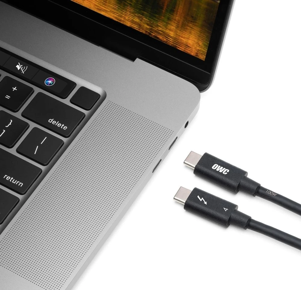 Kabllo OWC Thunderbolt 5 1m, e zezë