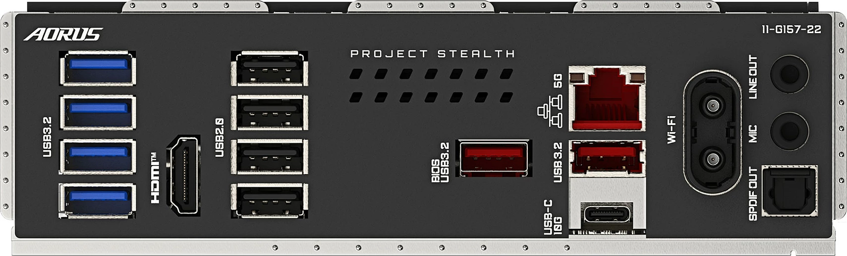 Pllakë amë Gigabyte B850 AORUS STEALTH, Socket AM5, DDR5 deri 8200MHz (OC), WiFi 7, 5GbE, 4x M.2