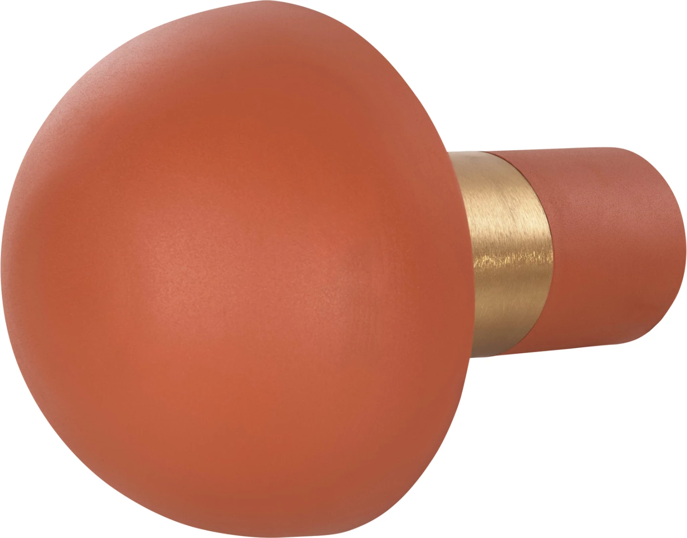 Llambë tavoline Pune, metalike, portokalli-ari, Φ31x44H cm