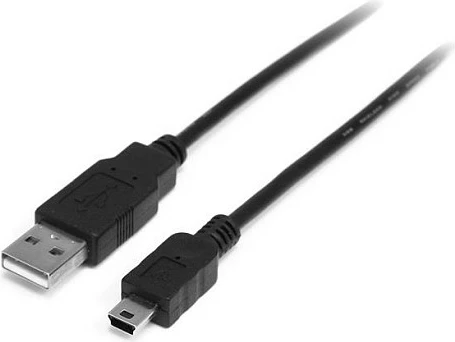 Kabllo USB StarTech USB2HABM2M, USB-A në Mini-USB B, 2m, e zezë