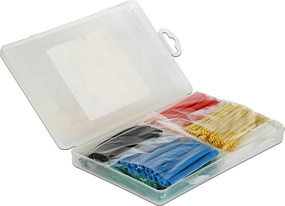 Set tuba termokurrës DeLOCK 86278, PVC, 50 copë, shumëngjyrëshe