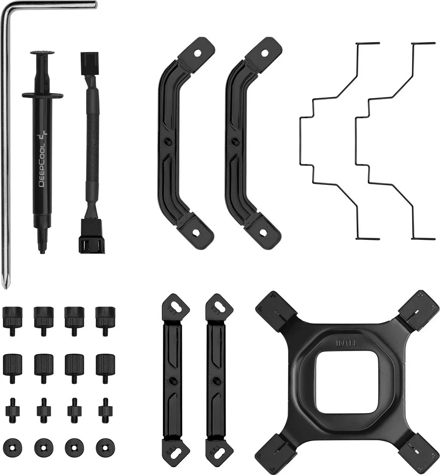 Ftohës ajri për procesor DeepCool AK500 Digital, 12 cm, i zi