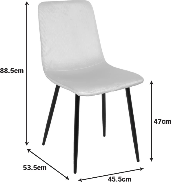 Set tavoline me karrige Balou-Grato, 5 copë, bezhë, D100x73cm