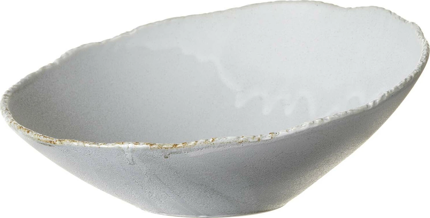 Tas buffet Fine Dine Stark Ø250 mm, 1000 ml, porcelan i vitrikuar, set 3 copë, gri