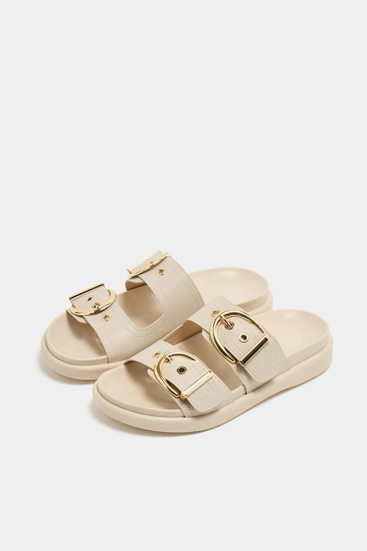 Pantofla për gra, krem, Jumeon, MK1340125YR20-002