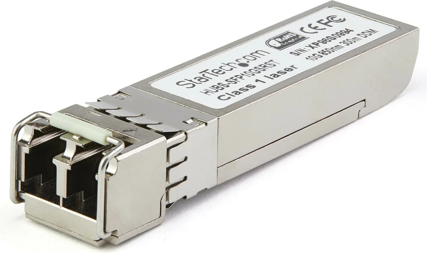 Modul transceiver SFP+ StarTech SFP10GLREMST, 10GBASE-LR 10GbE, LC, Single Mode, DDM, argjend