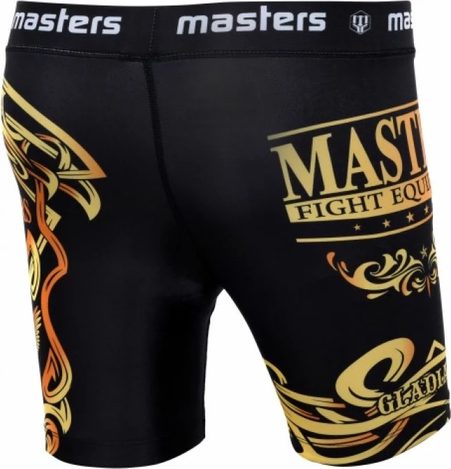 Shorce për meshkuj Masters, të zeza me ari