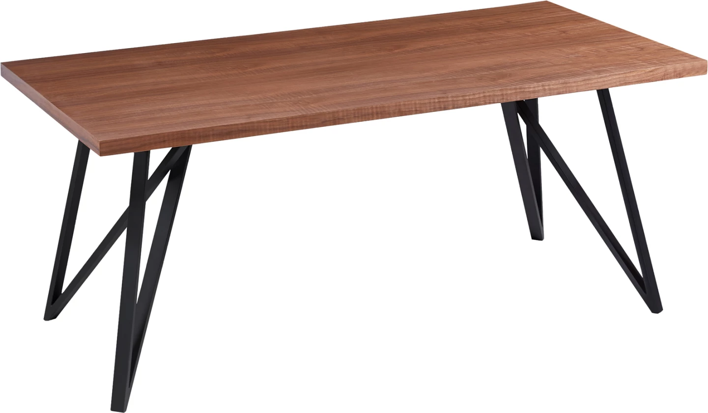 Tavolinë ngrënie GROW FH9467.02 me furnir druri frashëri, stil rustik, 180x90x75 cm