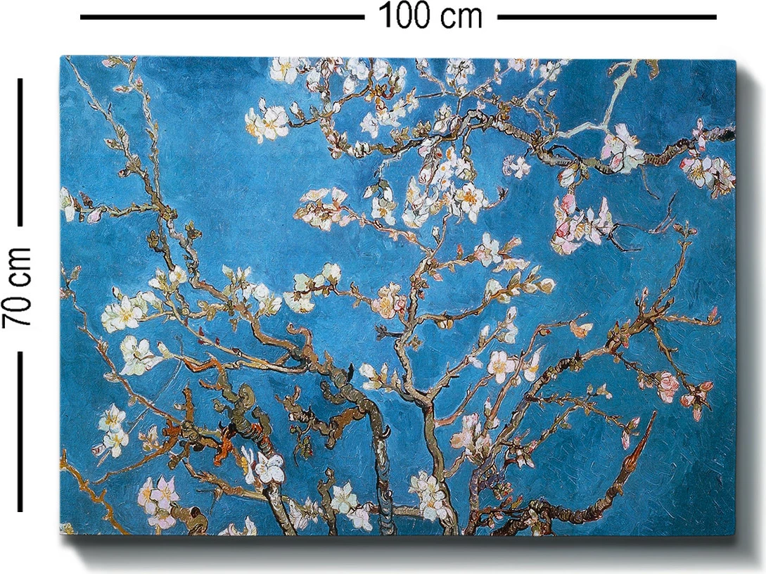 Pikturë dekorative në kanavacë, Van Gogh, shumëngjyrëshe, 70x100cm